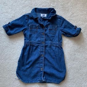OLD NAVY Toddler Girl Chambray dress 3T